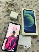 Iphone 12 blue colour 128gb , good condition , battry change ,