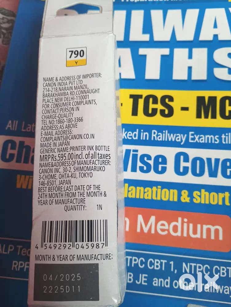 Ink Yellow 790 Original sealed Fresh Piece