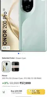 Brand New Honor 200Pro 5G For Sale with full kit or exchange