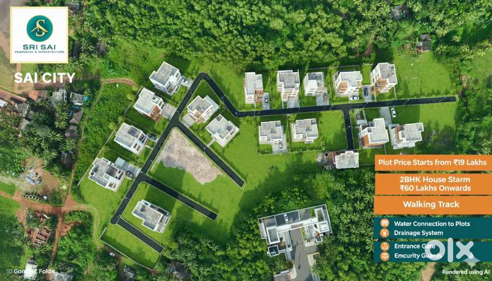 Premium Residential Plots for Sale at SaiCity,beeri–3.5 to 4.75 Cents
