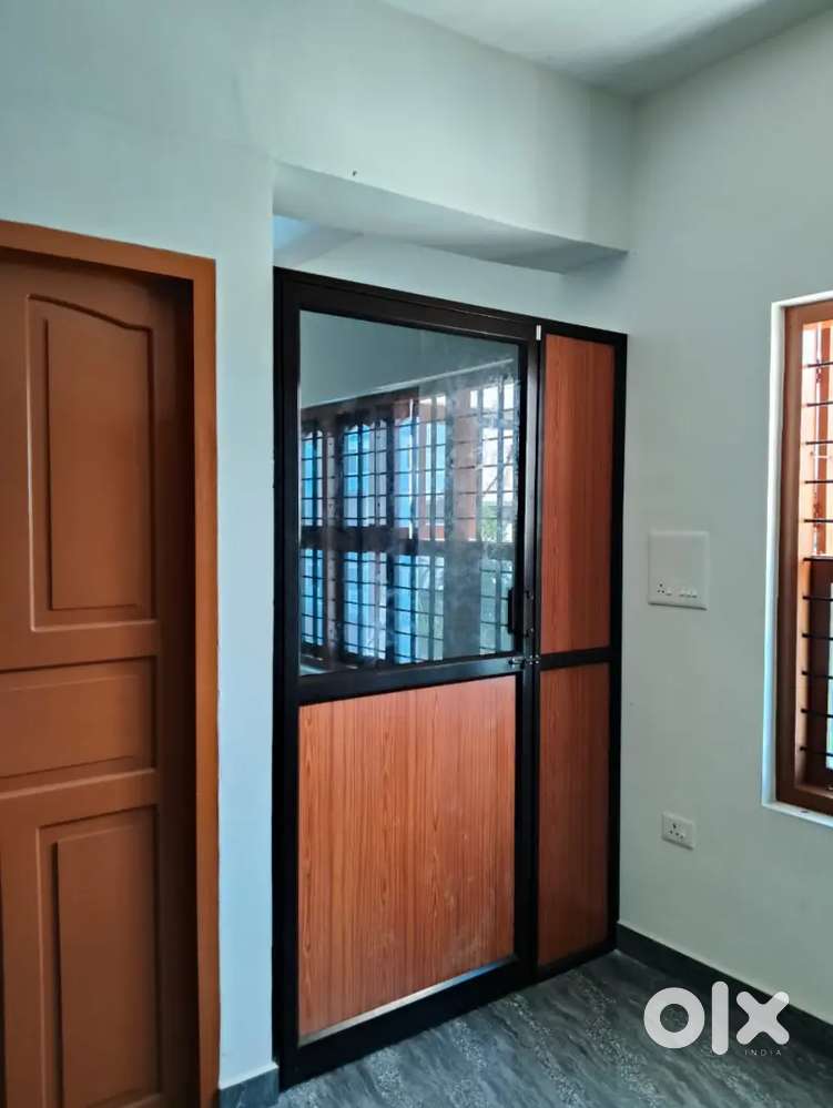 Aluminium fabrication works, cement board partition, gypsum ceiling.