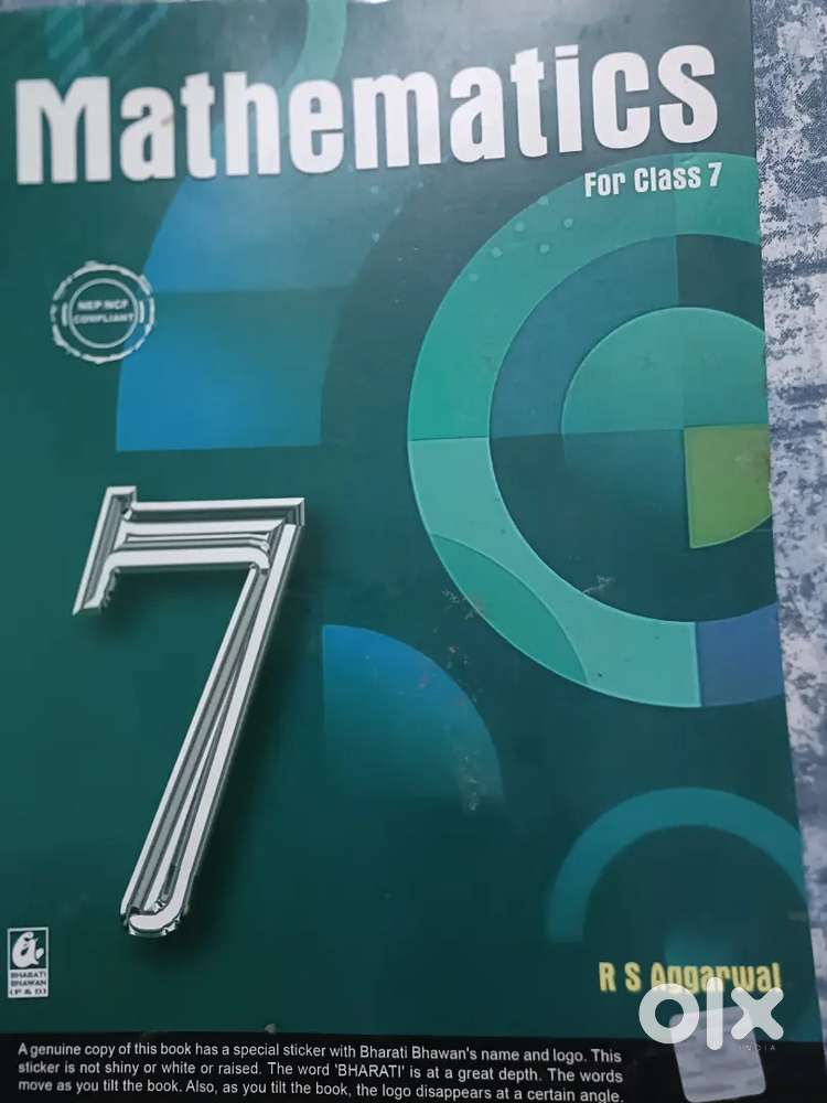 RS Aggarwal mathematics for class 7
