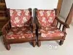 Wooden sofa set