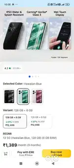 Redmi 13.5g phone 6manth old