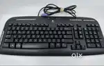 Vintage Logitech Mechanical Computer Keyboard