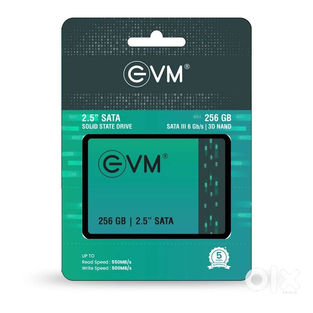 EVM 128 GB, 256 GB, 512 GB SSD WITH 5 YEARS WARRANTY ONLY RS 1500