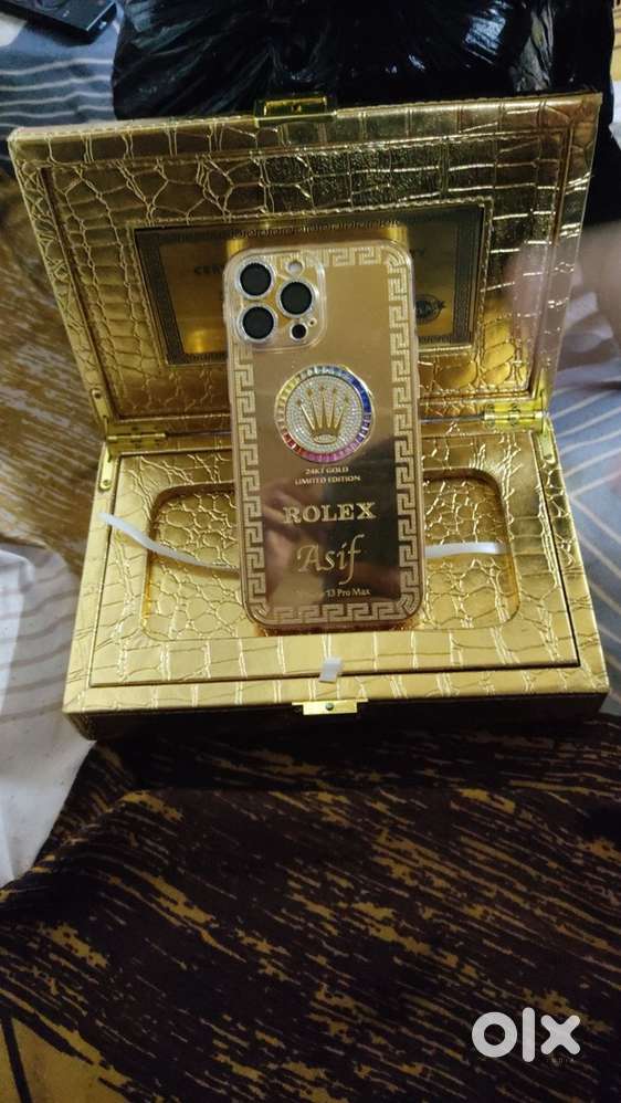 iphone 13 pro max rolax gold edition