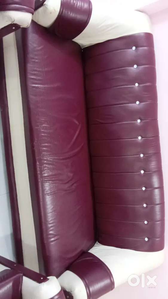 Sofa set 3 dining table+ double bed gadda