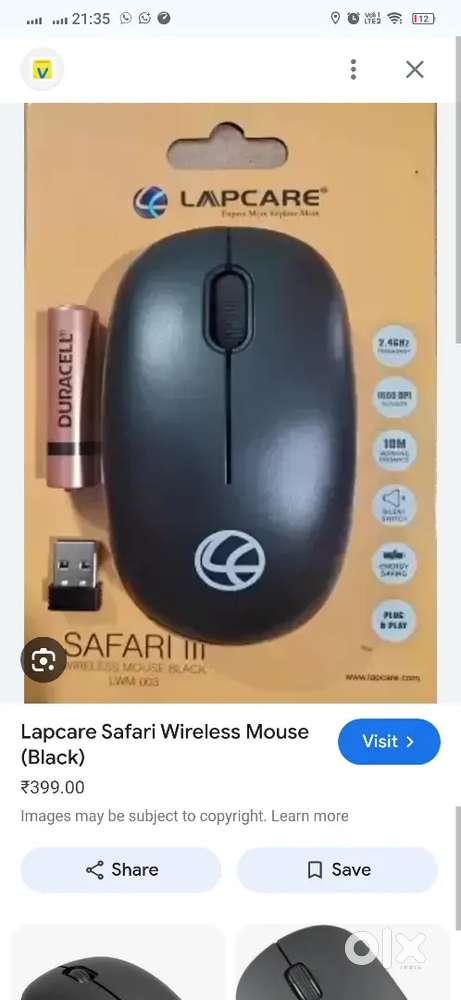 Wireless mouse Lapcare