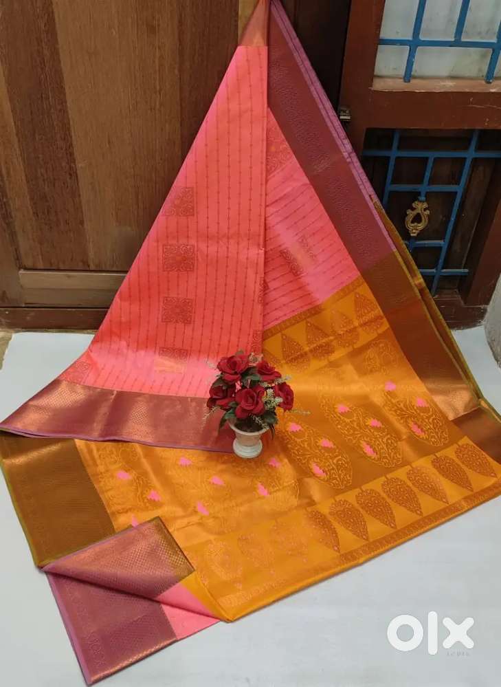 Sales man in saree shop