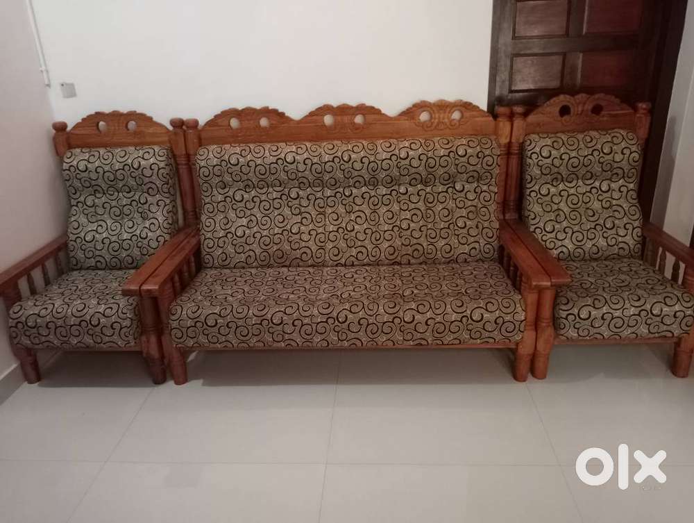 3+2 sofa set - teak wood