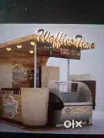 Requirement of a staff for a waffle kiosk counter or food cart
