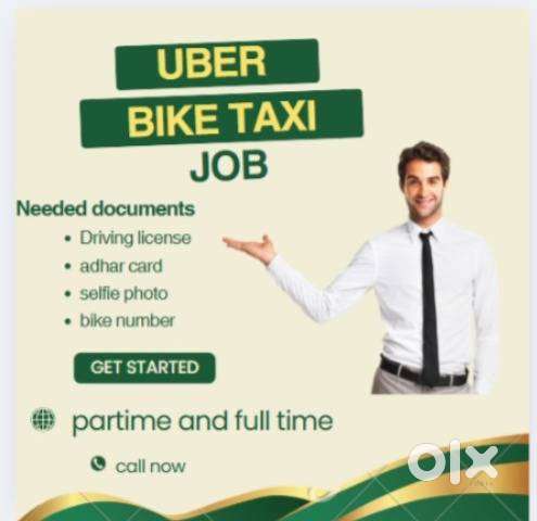 UBER BIKE TAXI JOB