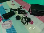 Sony a6100 one year old dslr with two lences.