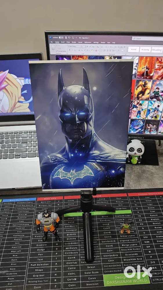 Anime Metal Poster A4 size Glossy finish 250 rs per poster