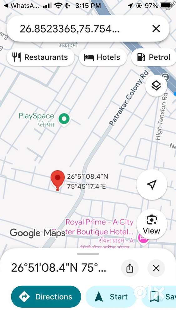 Mansarovar Ultra Posh Colony 60ft Road JDA Plot