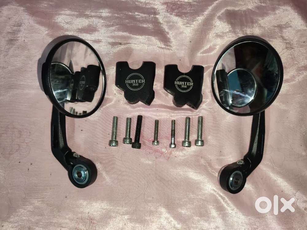 Royal Enfield Hunter 350 Bike Handle Height and Rear view Mirror