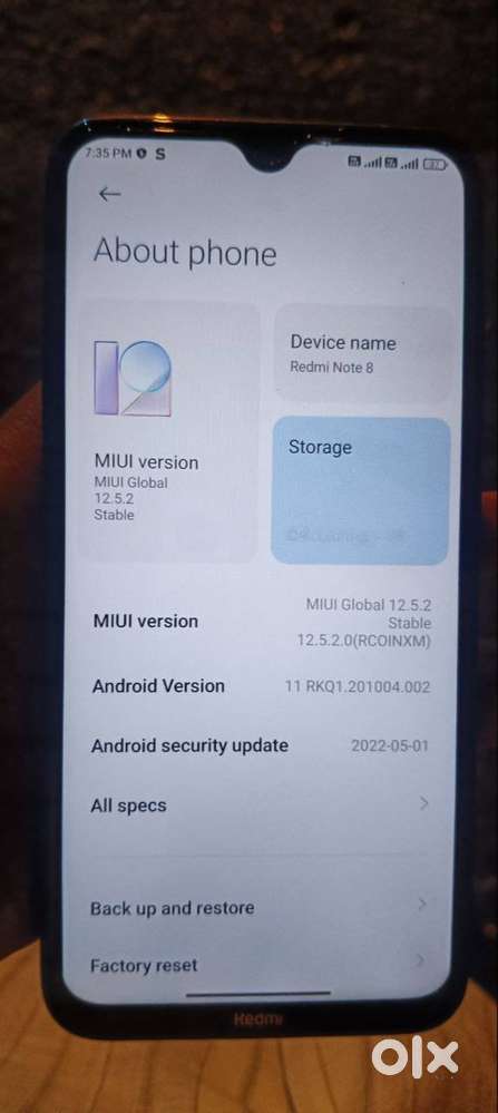 REDMI NOTE 8