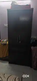 Wardrobe,Mirror Almirah, Shoe rack and Iron table