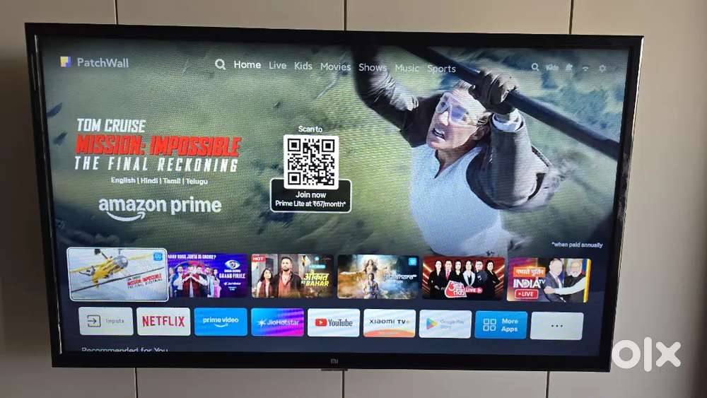 Mi 32-Inch Smart LED TV (Android) - Excellent Condition