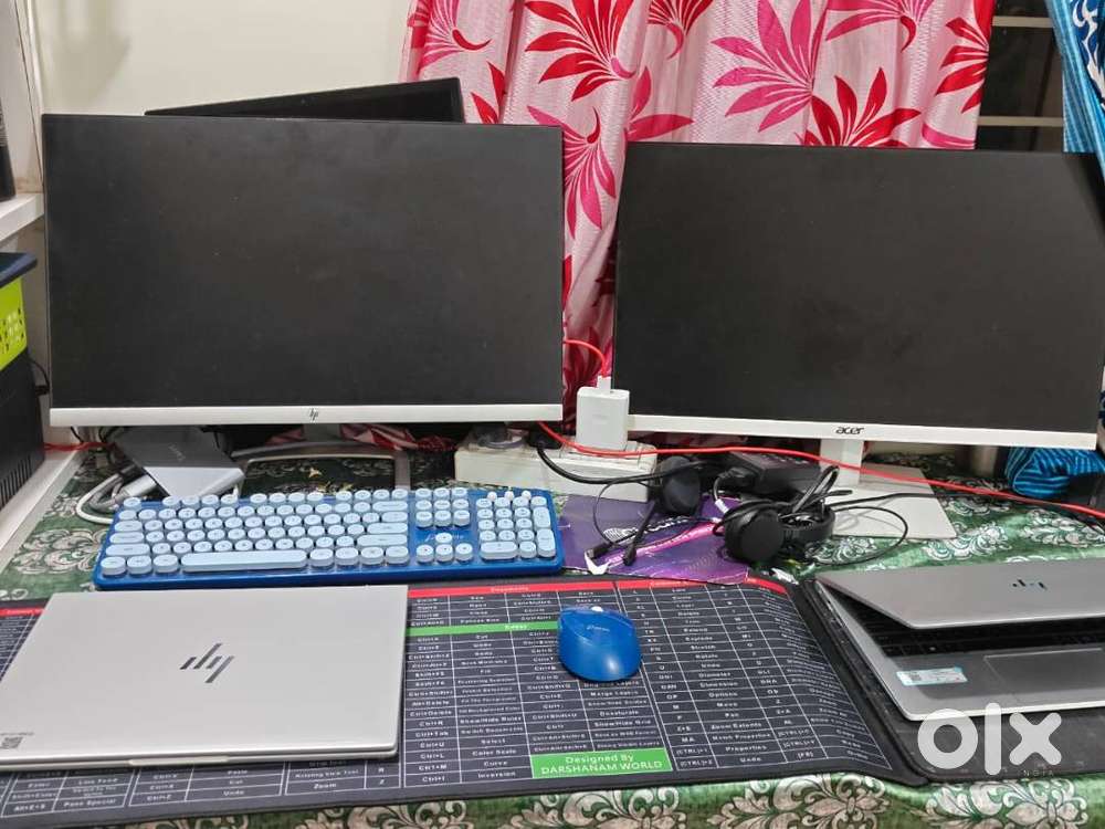 Dual Monitor Sale – HP & Acer  Perfect for Work from Home, Coding.