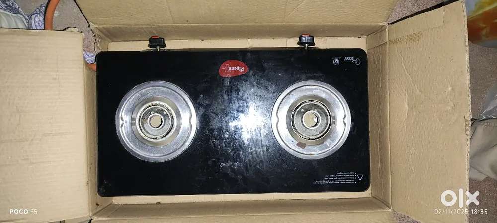 Gas stove full kit, two fans