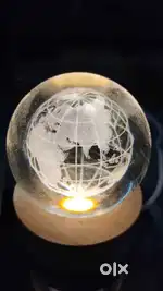Crystal ball night lamp