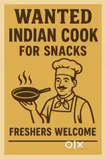 Wanted Indian cook salary negotiable