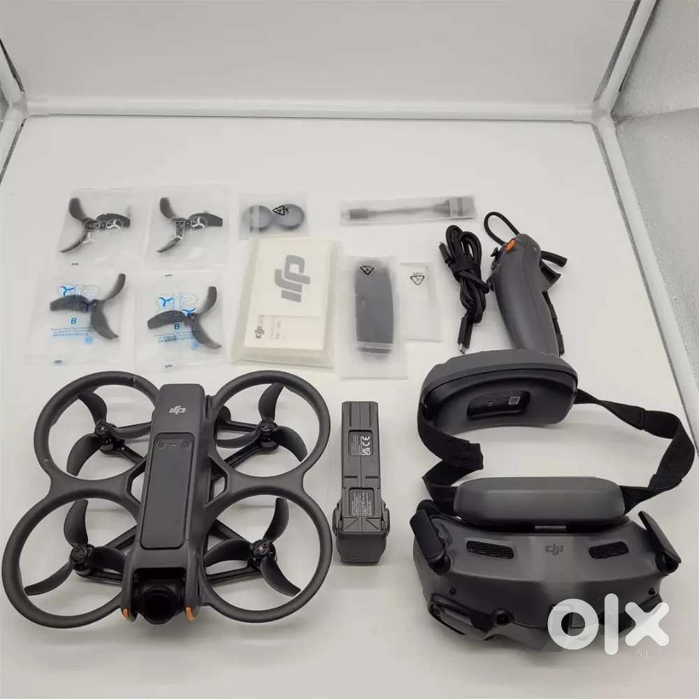 DJI Avata 2 Fly More Combo 4K Drone w/ 1 Battery, Built-in Propeller