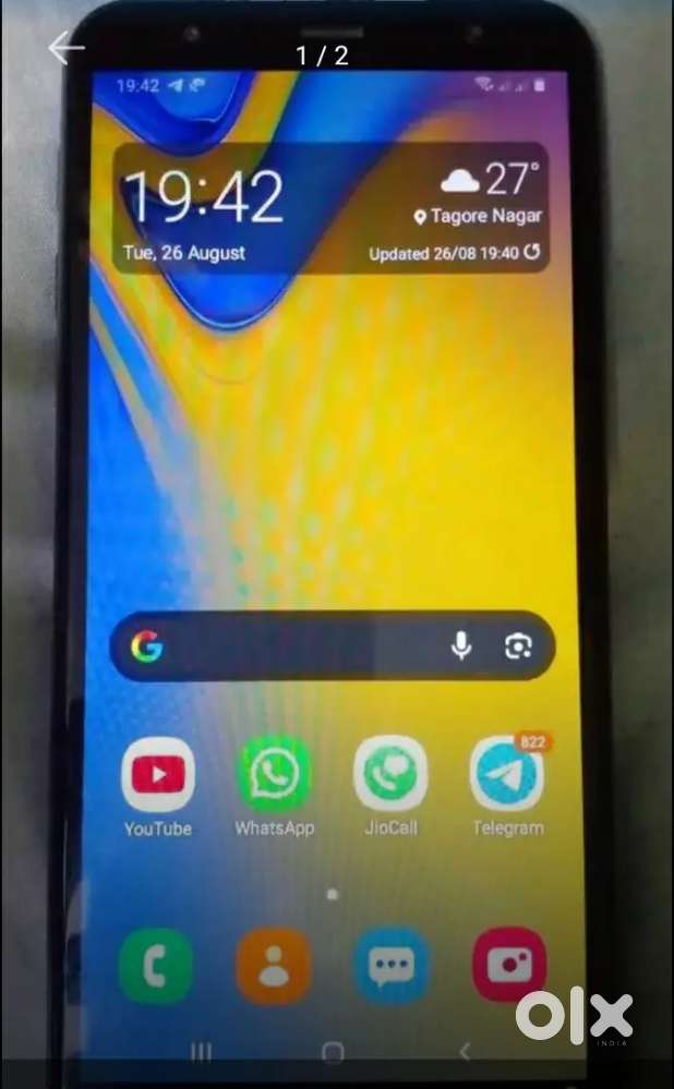 Samsung j6 32 gb no problam tuch chage hoyi aa badiya betary bukep hai