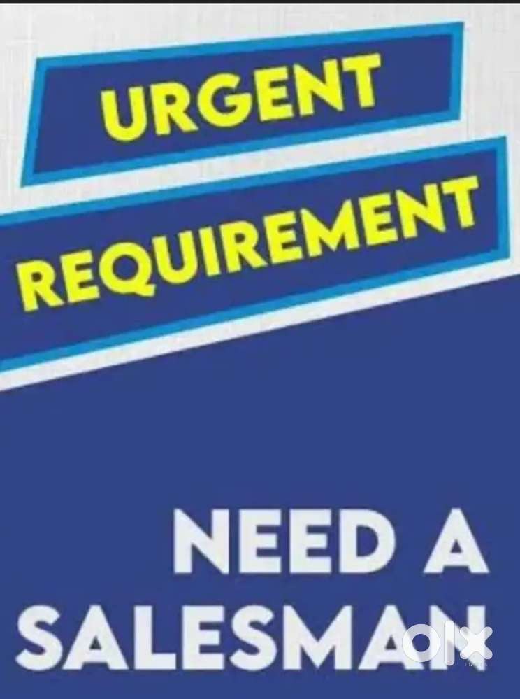 Salesman required for namkeen shop