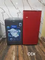 Samsung single door refrigerator & whirlpool automatic washing machine