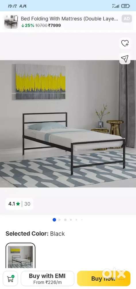 Bed recently purchased