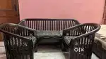 Wooden Sofa (3+1+1) Set