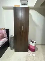 2 Door Compact Wardrobe with Drawer
