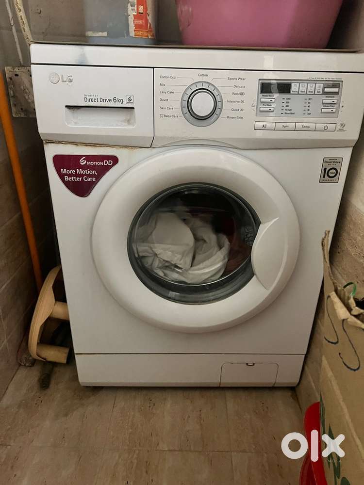 LG fully automatic front loading washing machine upto 6 kgs