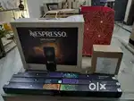 Nesspresso essenza mini coffee maker with 6 coffee kits and jar