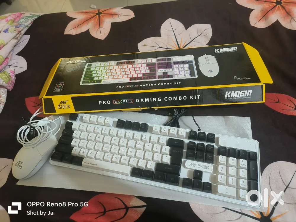RGB Ant eSports km1610 combo with 5 RGB modes