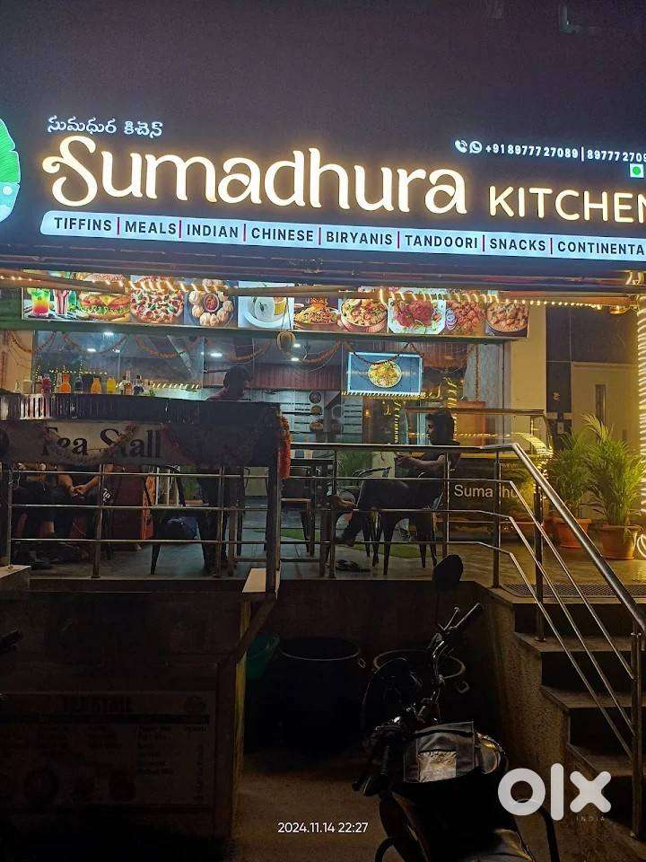 Well established family friendly restaurant for sale at Beeramguda
