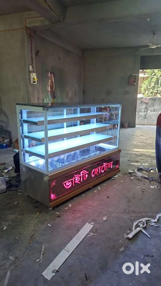 SS display counter, showcash, almarih.