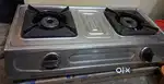 Gas stove with cylinder