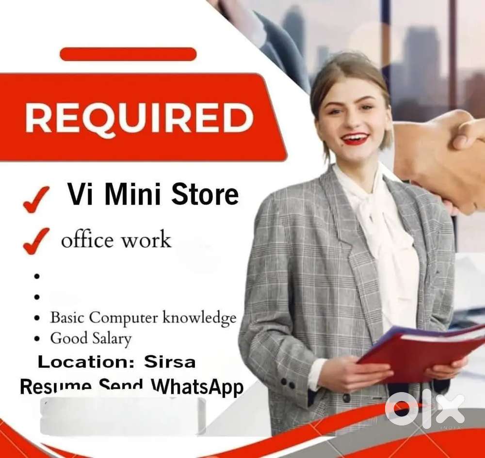 Female Staff required for Vi Store