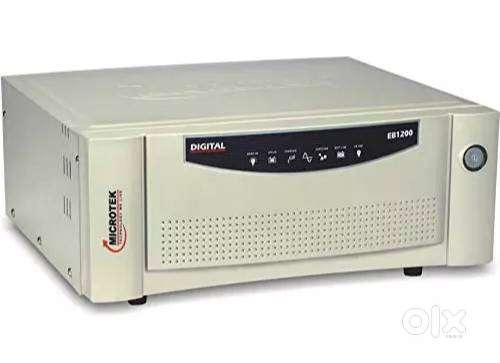 Microtek inverter with Battery - Trolley