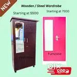 Steel & Wood Collection - Best Quality New Wardrobe - Free Delivery