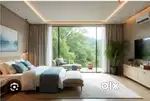 Ultra luxury 1bhk flat with 2 balconi and world class amenities in man