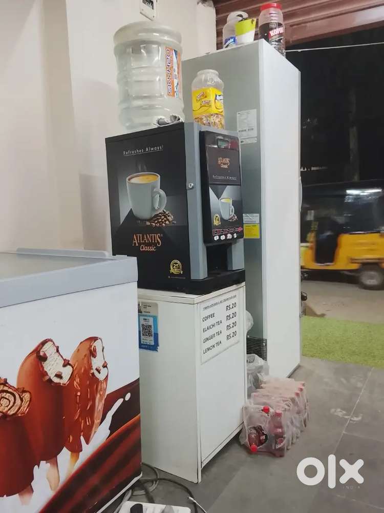 Atlantis classic machine 4 variants coffee lemon tea ginger tea elaic