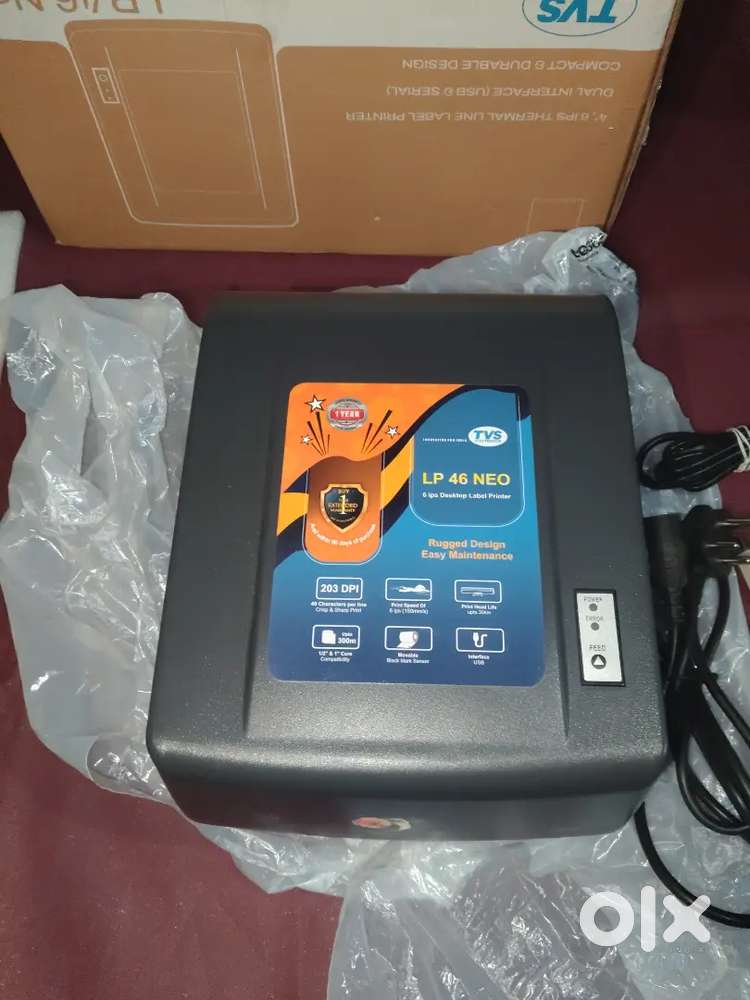 TVS LP 46 NEO Barcode And Label Printer