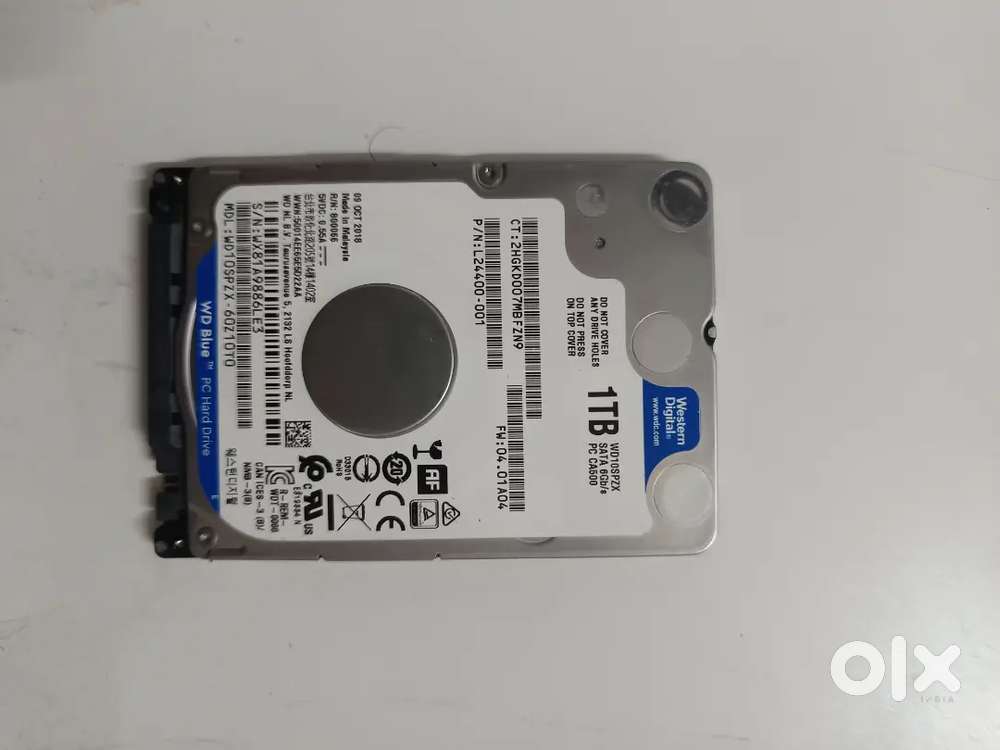 1TB External Hard Drive (WD Blue with Seagate USB 3.0 Case)