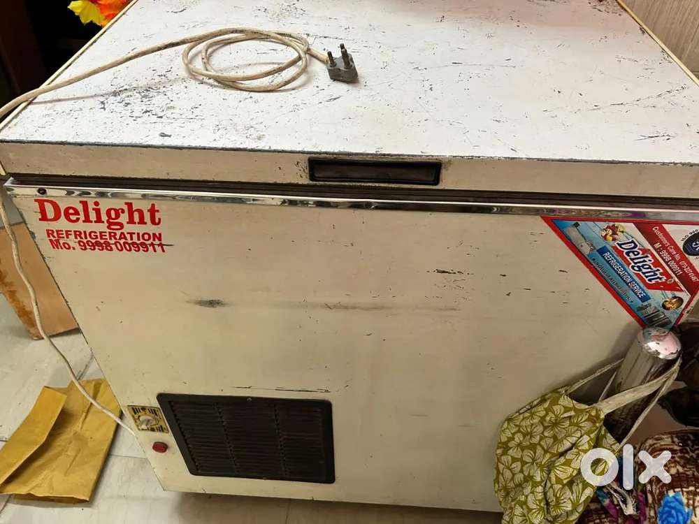 Delight Milk cooling fridge single door medium size  white coour