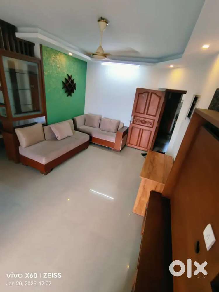 (Family)Fully furnished 3bhk flat for rent near Csez kakkanad